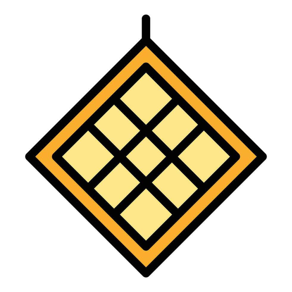 jakarta symbol ikon vektor platt