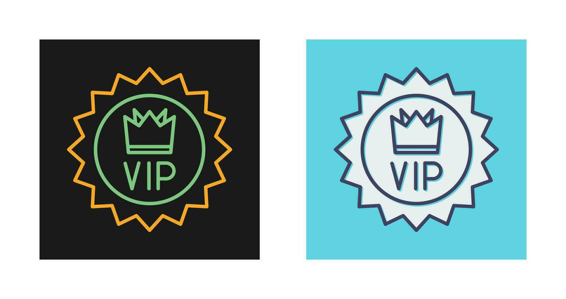 VIP-Vektorsymbol vektor