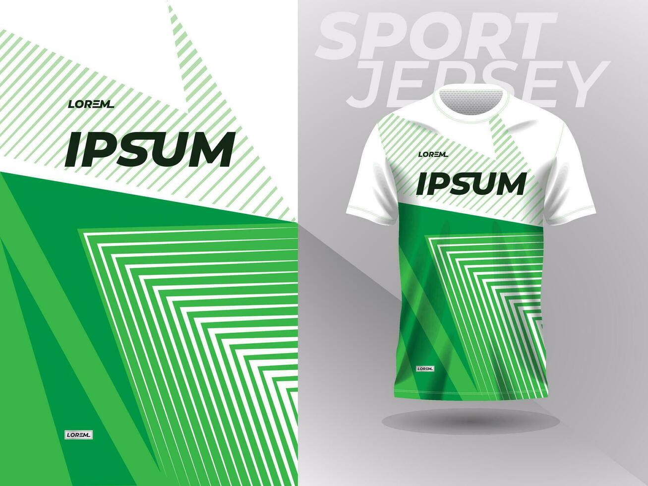 Grün Sport Jersey Attrappe, Lehrmodell, Simulation Design Vorlage zum Sportbekleidung vektor