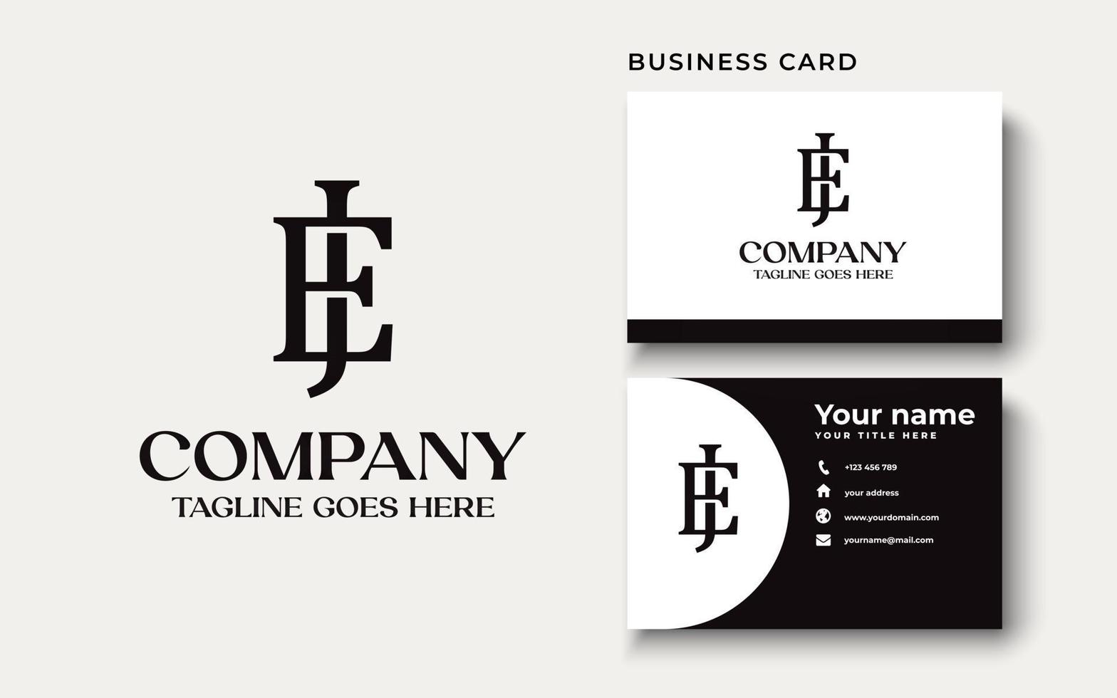 första bokstaven ej, je, e, j versaler modern logotyp designelement. svart brev isolerad på vit bakgrund. kan användas för affärer, konsultföretag. vektor