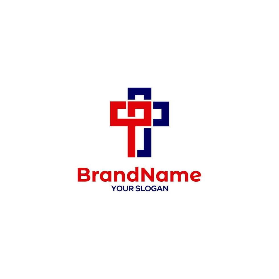 vgl Kirche Logo Design Vektor