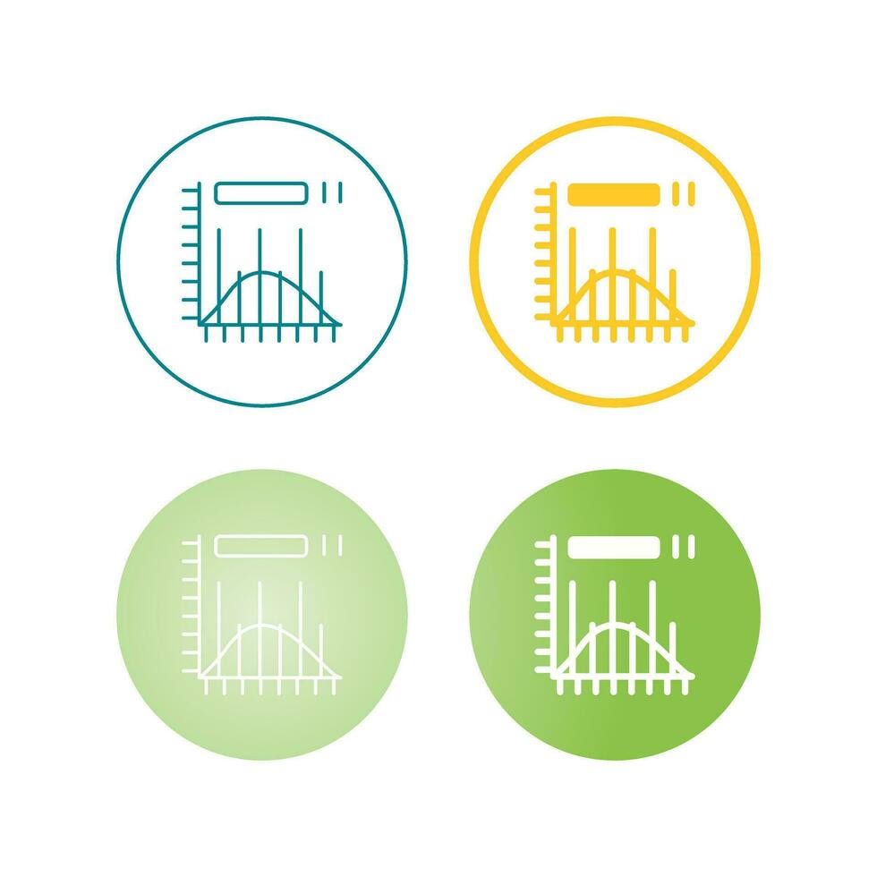 histogram vektor ikon