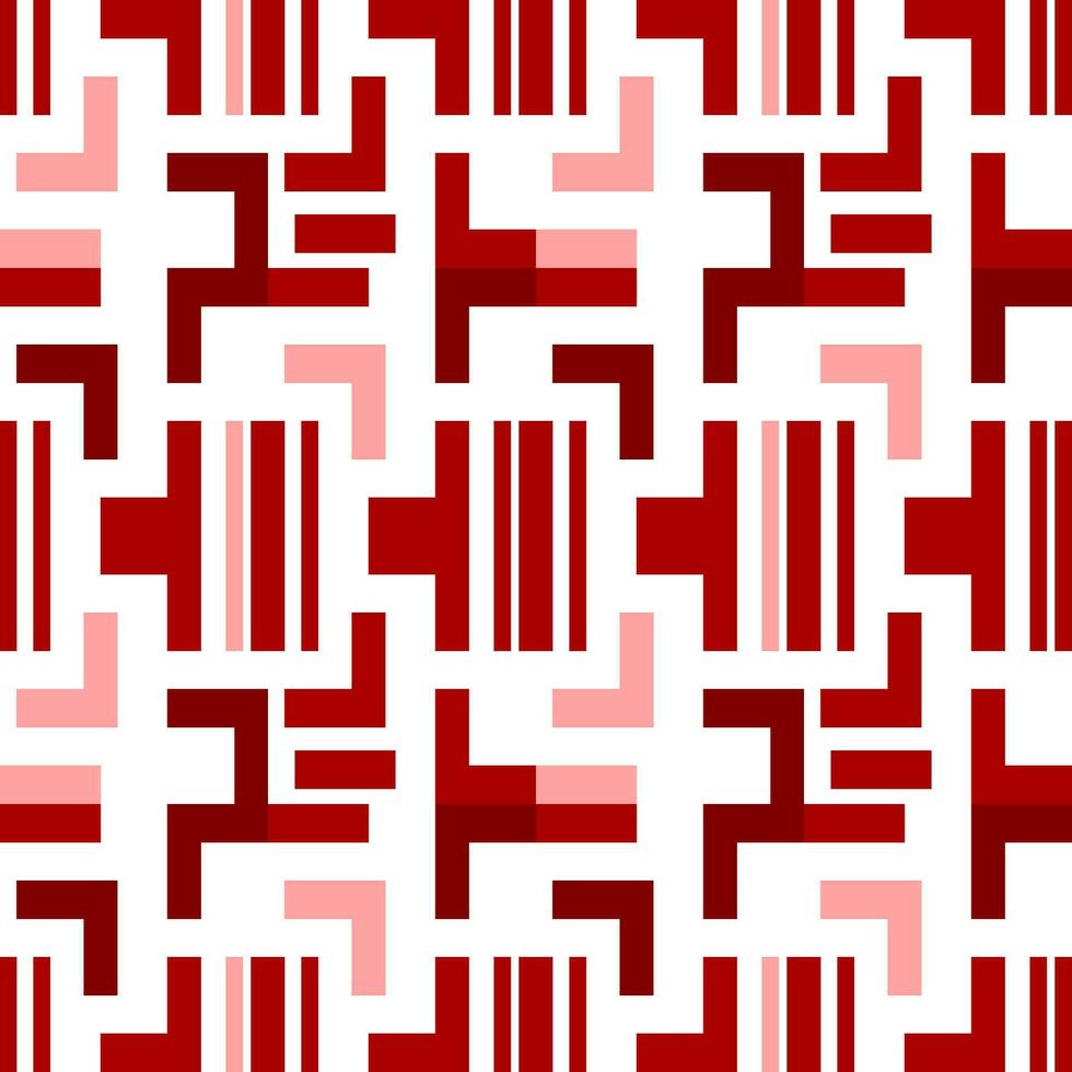 rot und schwarz Matze Muster. abstrakt Hintergrund. Vektor Illustration.