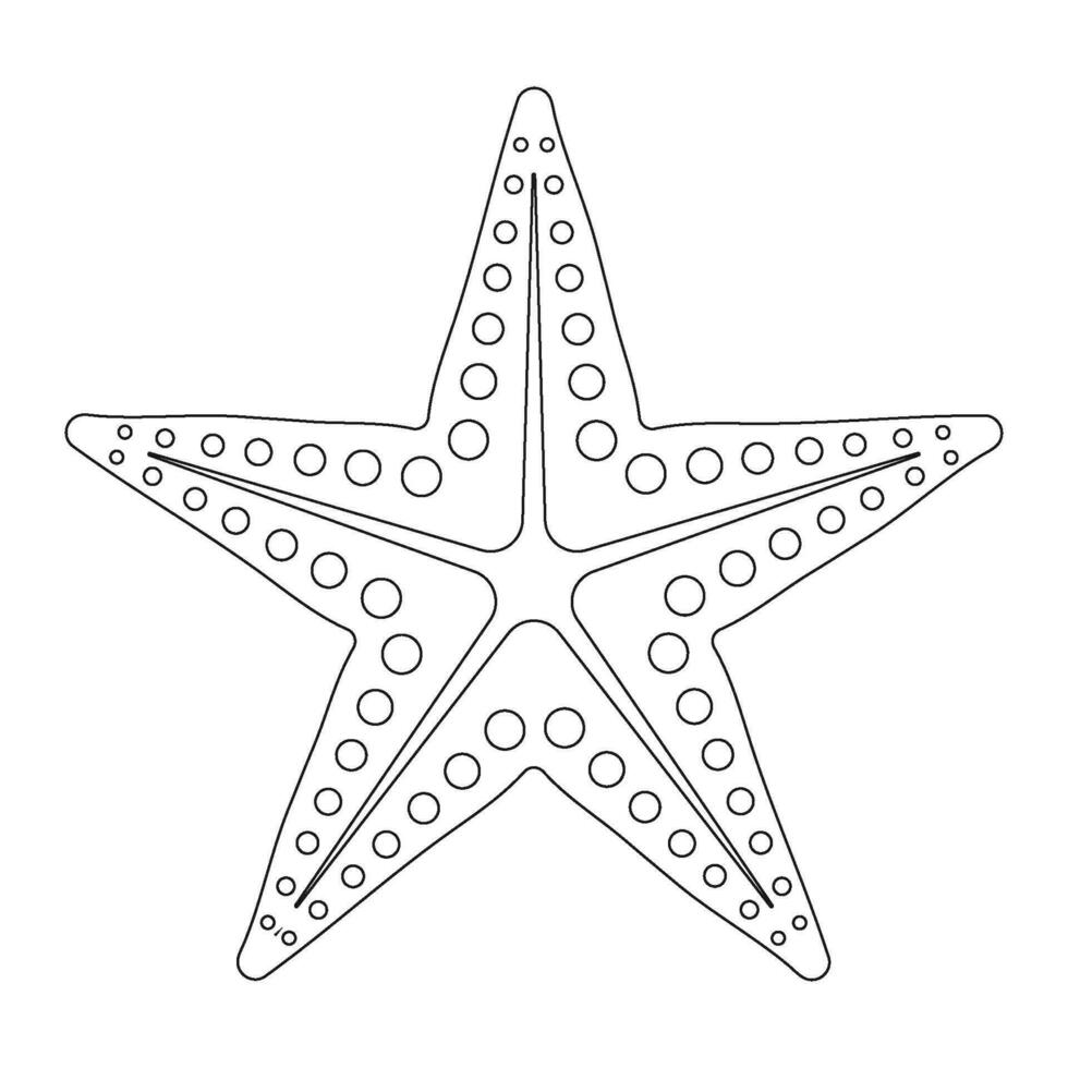 Star Fisch Symbol Vektor