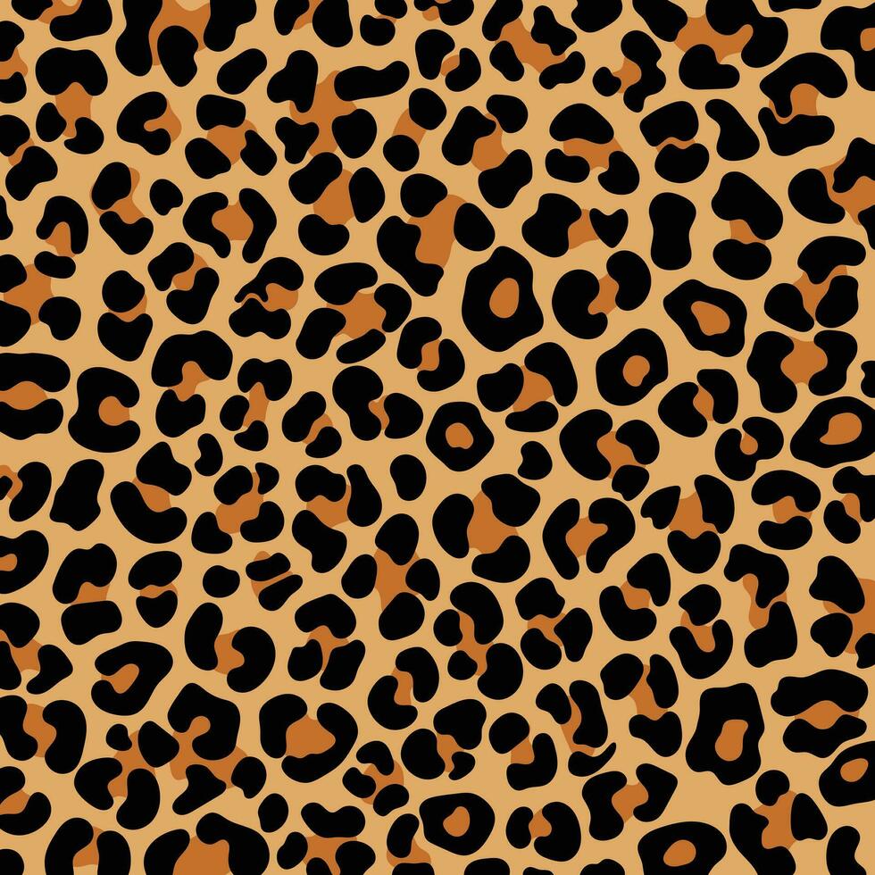 Leopard drucken Muster nahtlos Hintergrund und Drucken oder Zuhause schmücken und mehr. vektor