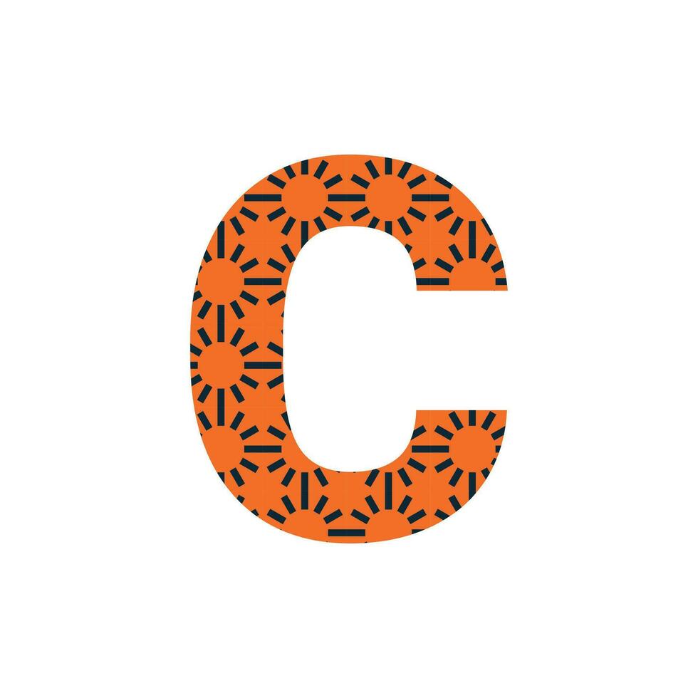 c Brief Logo und c Text Logo und c Wort Logo Design. vektor