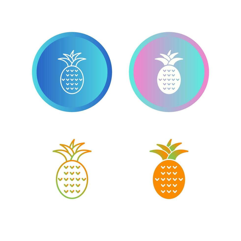 Ananas-Vektor-Symbol vektor