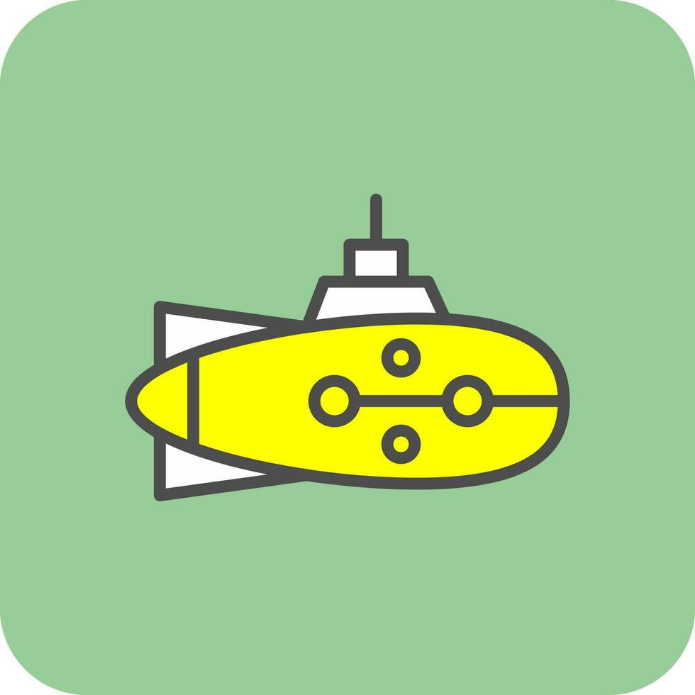 U-Boot-Vektor-Icon-Design vektor