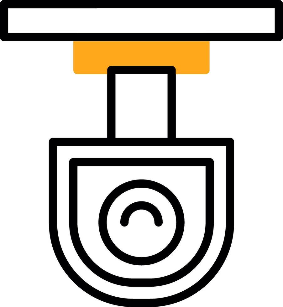 CCTV-Kamera-Vektor-Icon-Design vektor