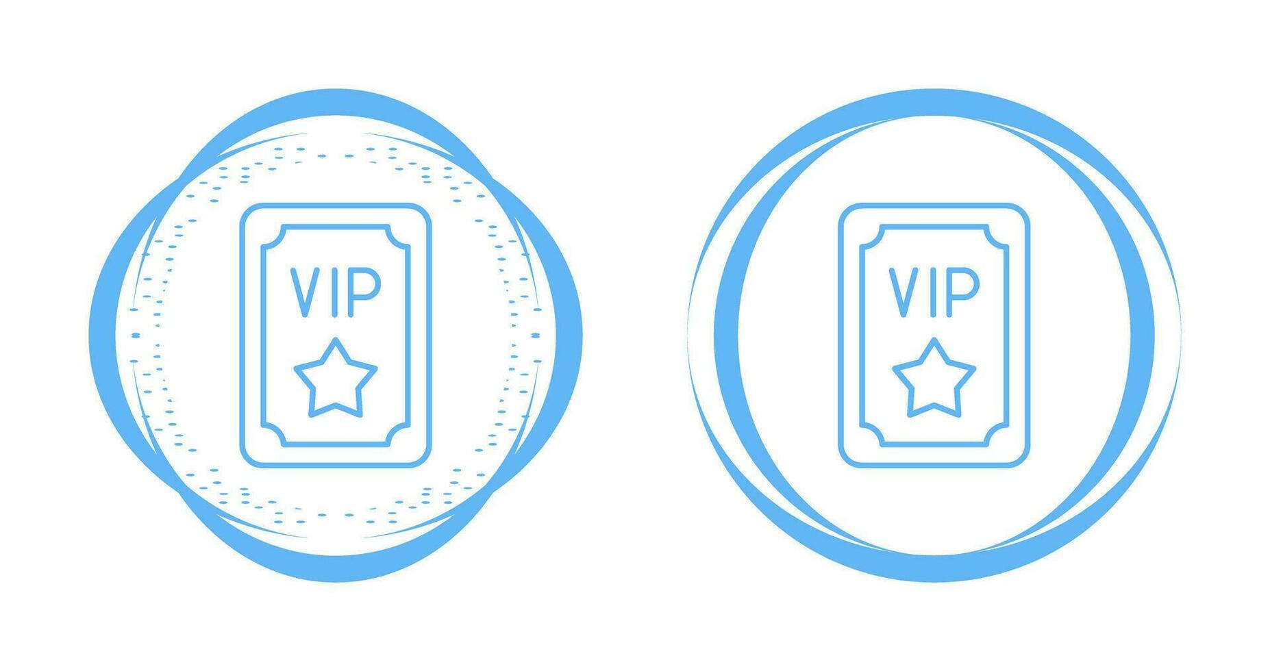 VIP-Pass-Vektor-Symbol vektor