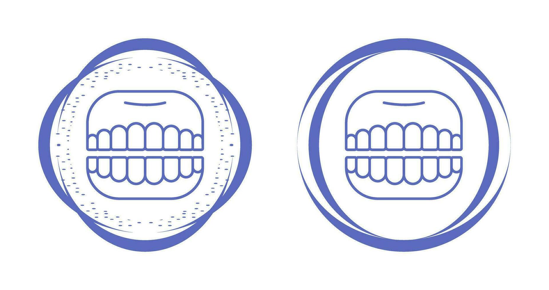 tandprotes vektor ikon