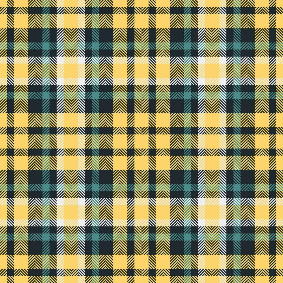 Stoff nahtlos Tartan von Muster Textil- Textur mit ein Hintergrund Plaid prüfen Vektor. vektor