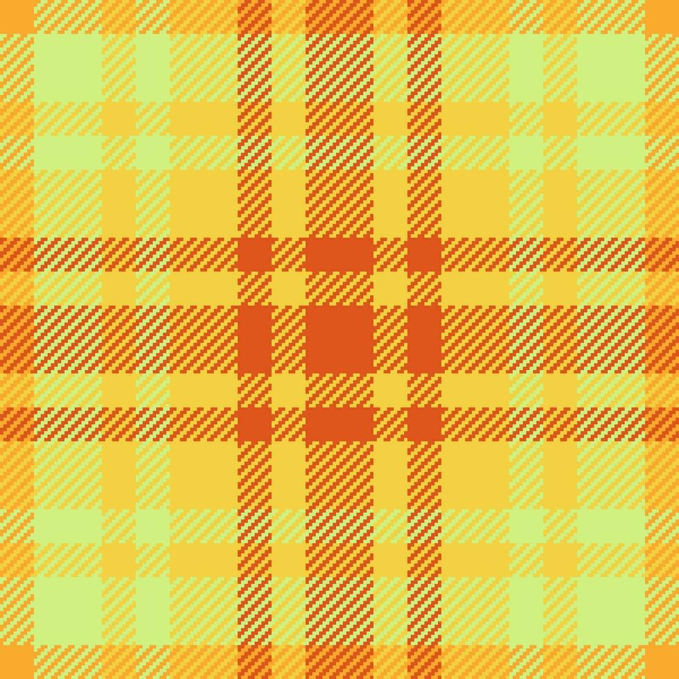 Plaid Hintergrund Stoff von Tartan Vektor Muster mit ein Textil- prüfen Textur nahtlos.