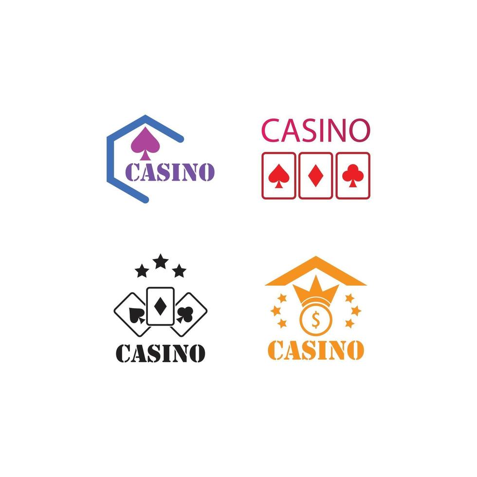 casino logotyp vektor