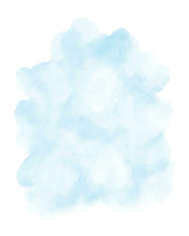 abstrakt Licht Blau Aquarell beflecken gestalten vektor