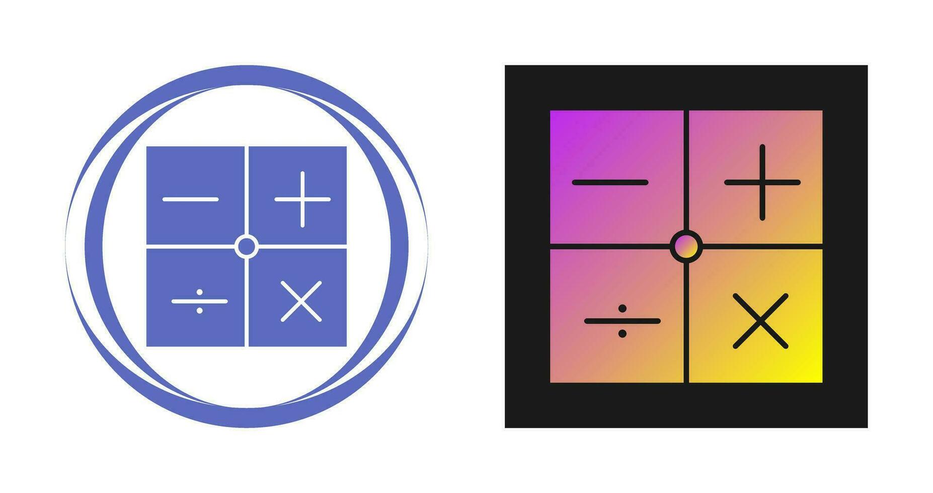 matematik symboler vektor ikon