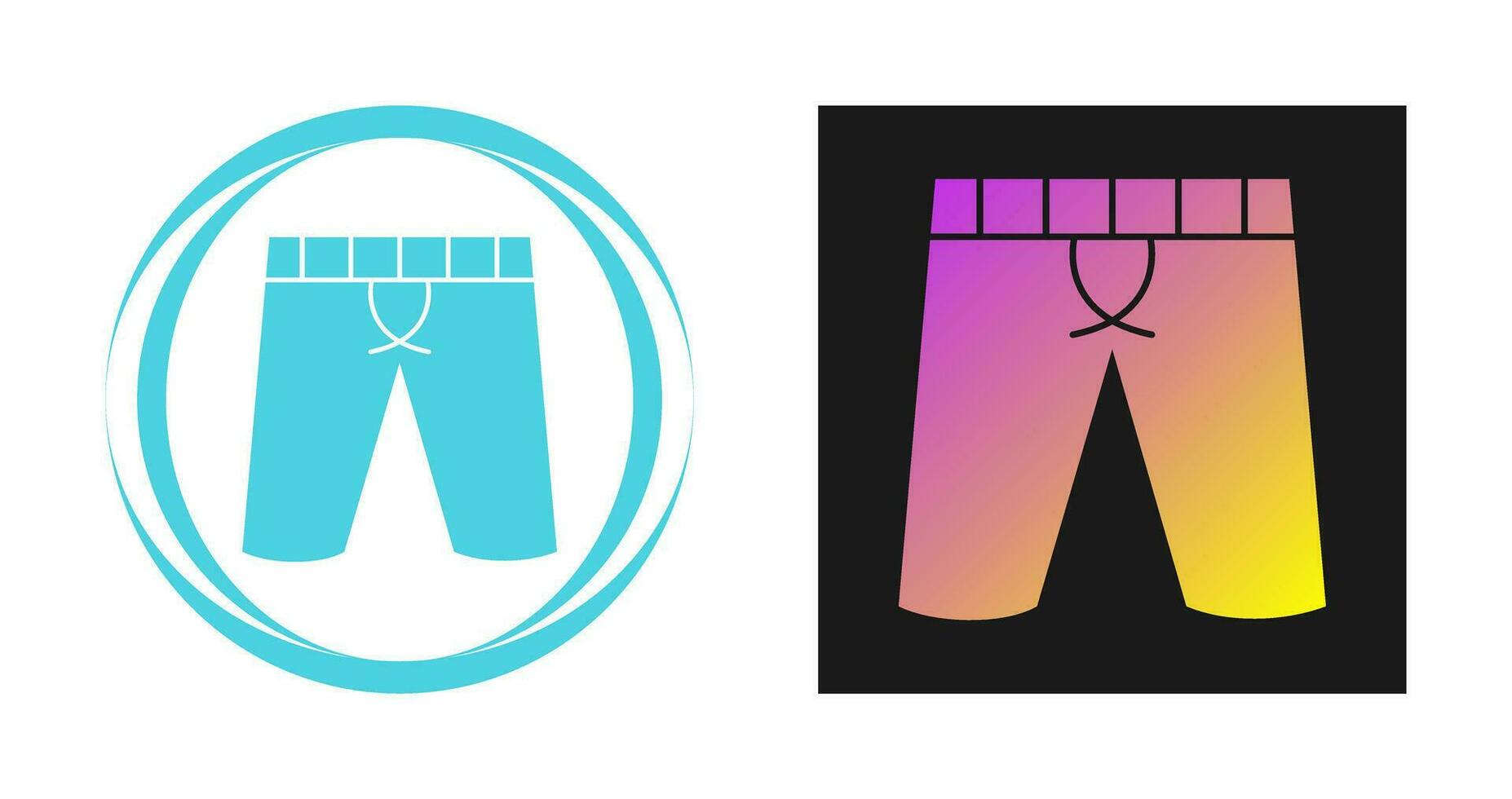 Shorts Vektor-Symbol vektor