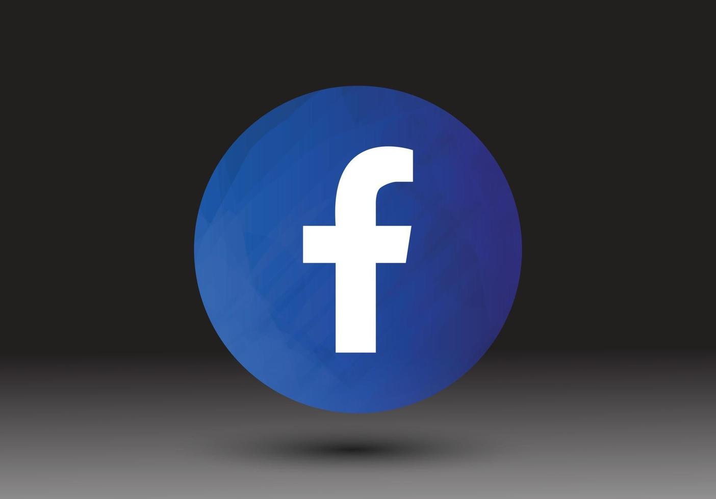 Social-Media-Facebook-Symbol vektor