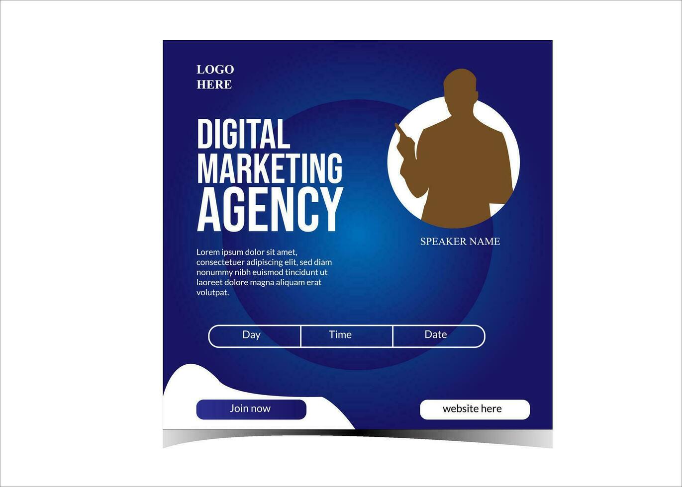 Agentur für digitales Marketing vektor