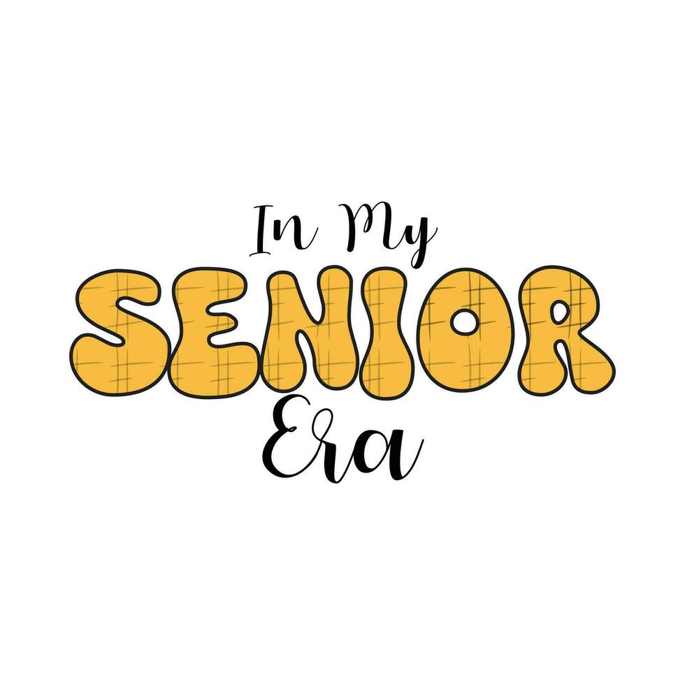 im meine Senior Epoche t Hemd Design vektor