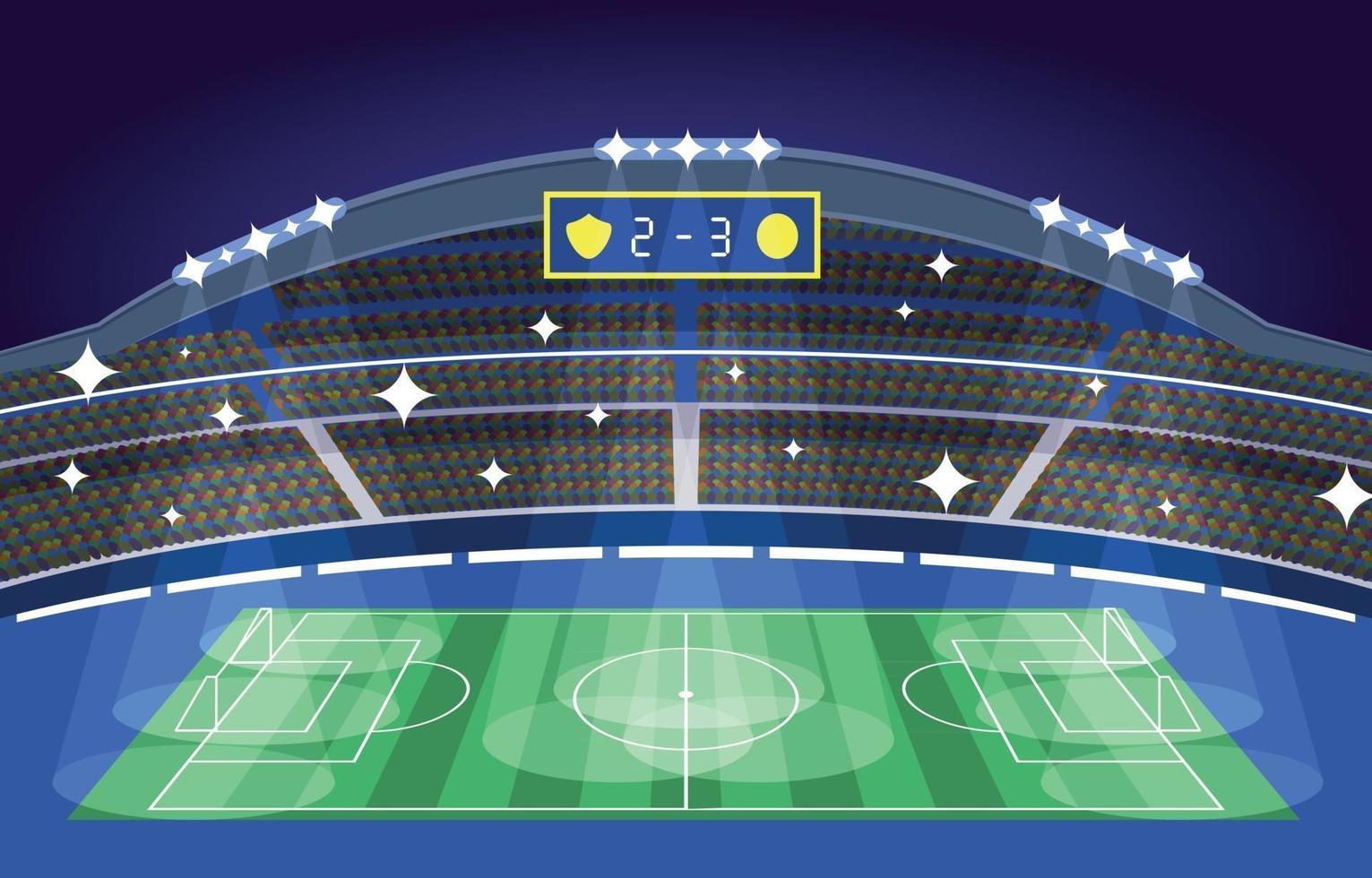 stadion fotboll bakgrund vektor