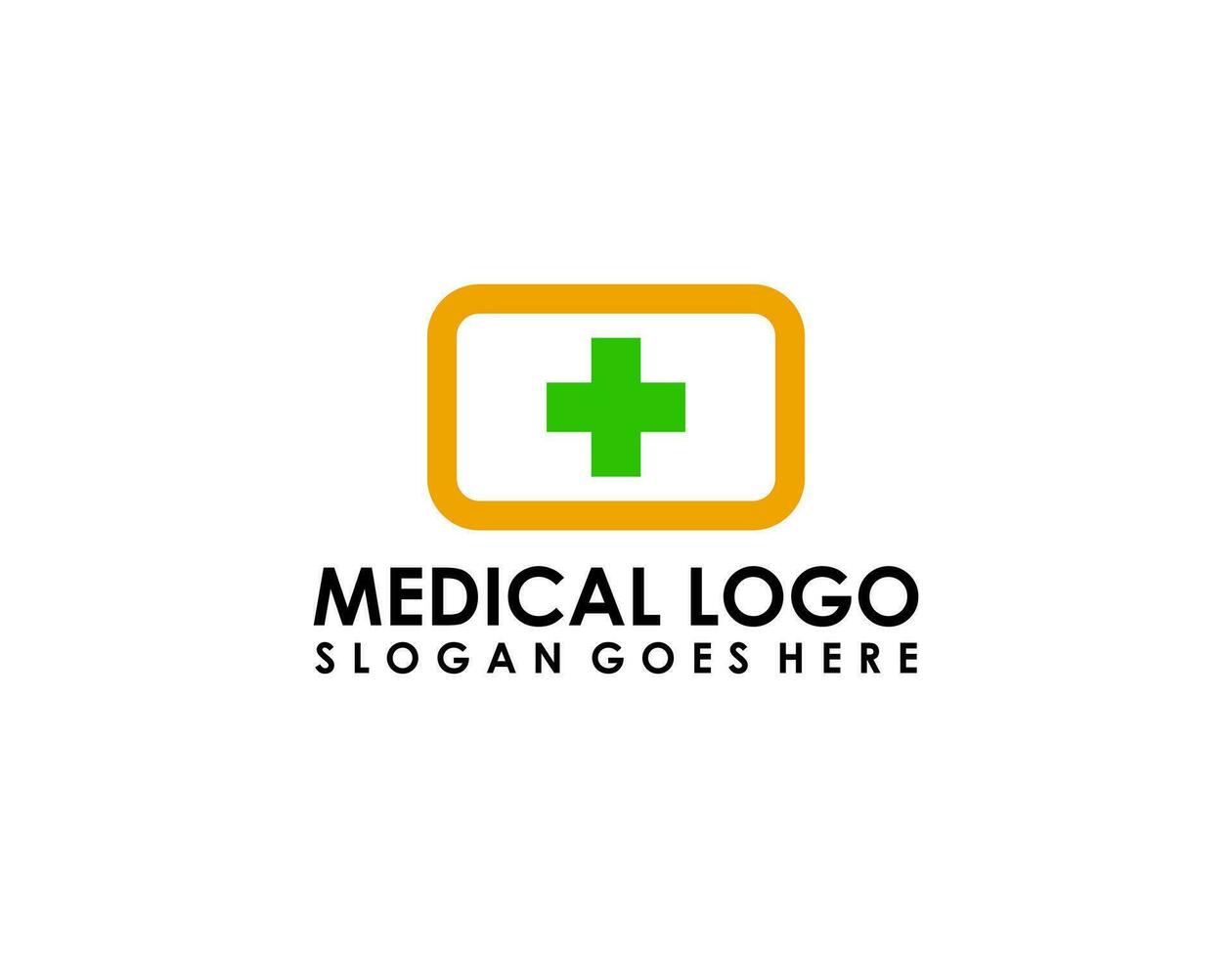 korsa plus medicinsk logotyp ikon design mall element vektor