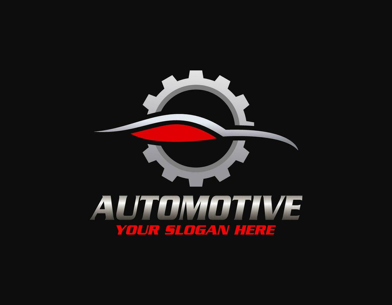 Auto Stil Auto Logo Design mit Konzept Sport Fahrzeug Silhouette vektor