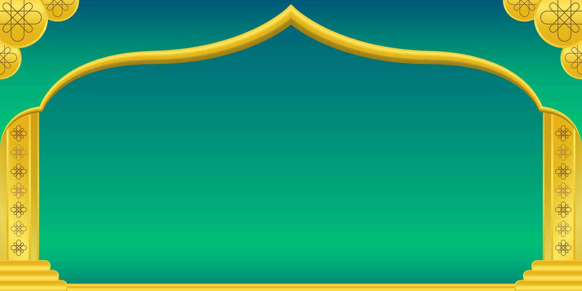 islamisch maulid Nabi Muhammad sah Banner Hintergrund vektor