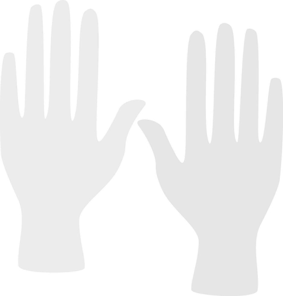 Vektor Illustration von medizinisch Handschuhe isoliert im Weiß Hintergrund