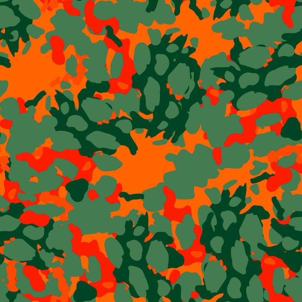kreativ abstrakt leopard hud sömlös mönster. texturerad kamouflage bakgrund. trendig djur- päls tapet. vektor