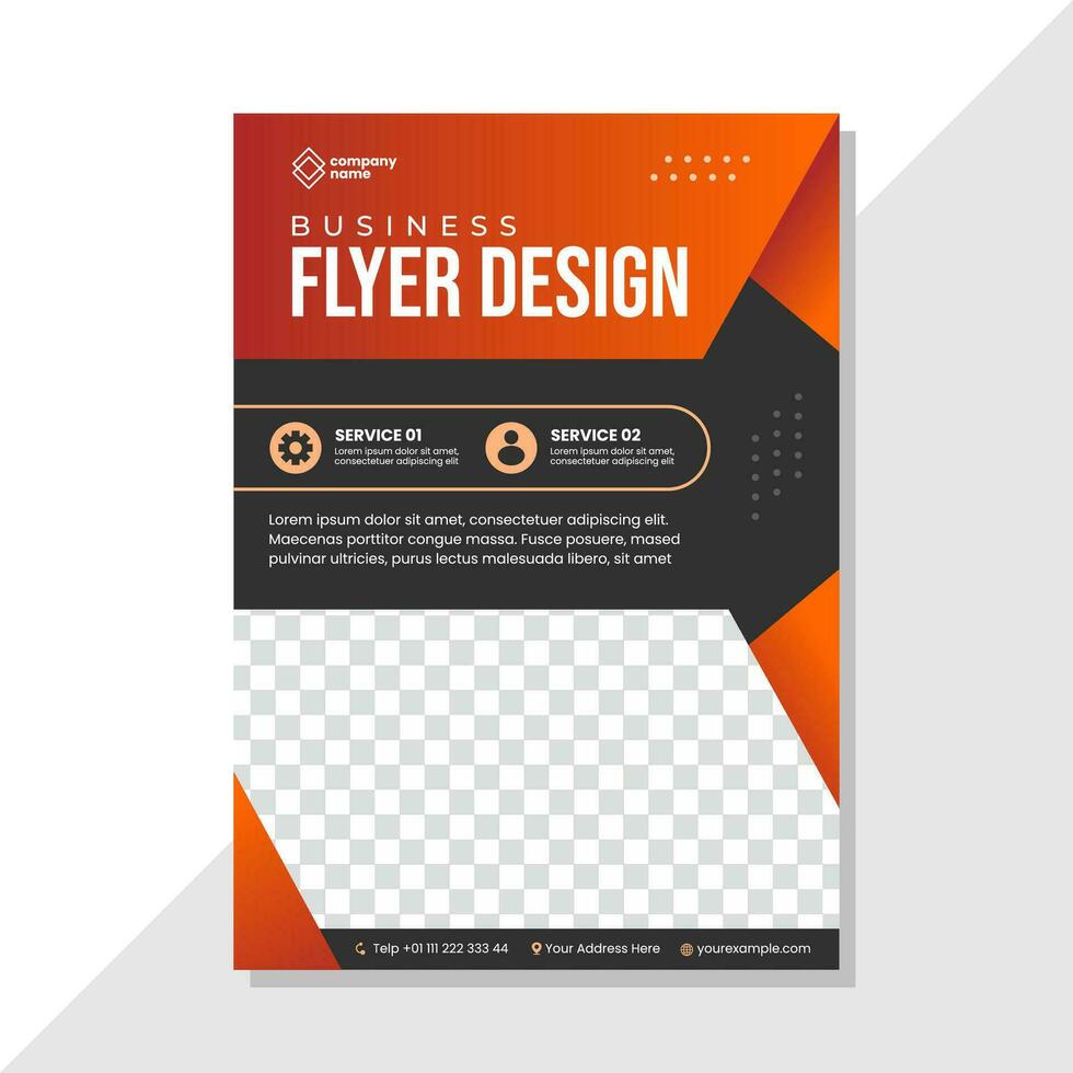 Corporate Business Flyer Vorlage Design vektor