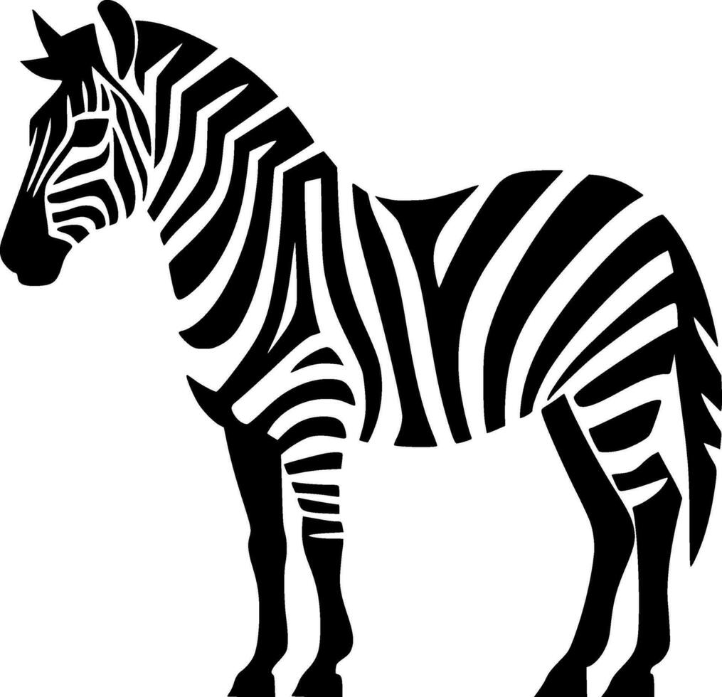 Zebra - - hoch Qualität Vektor Logo - - Vektor Illustration Ideal zum T-Shirt Grafik