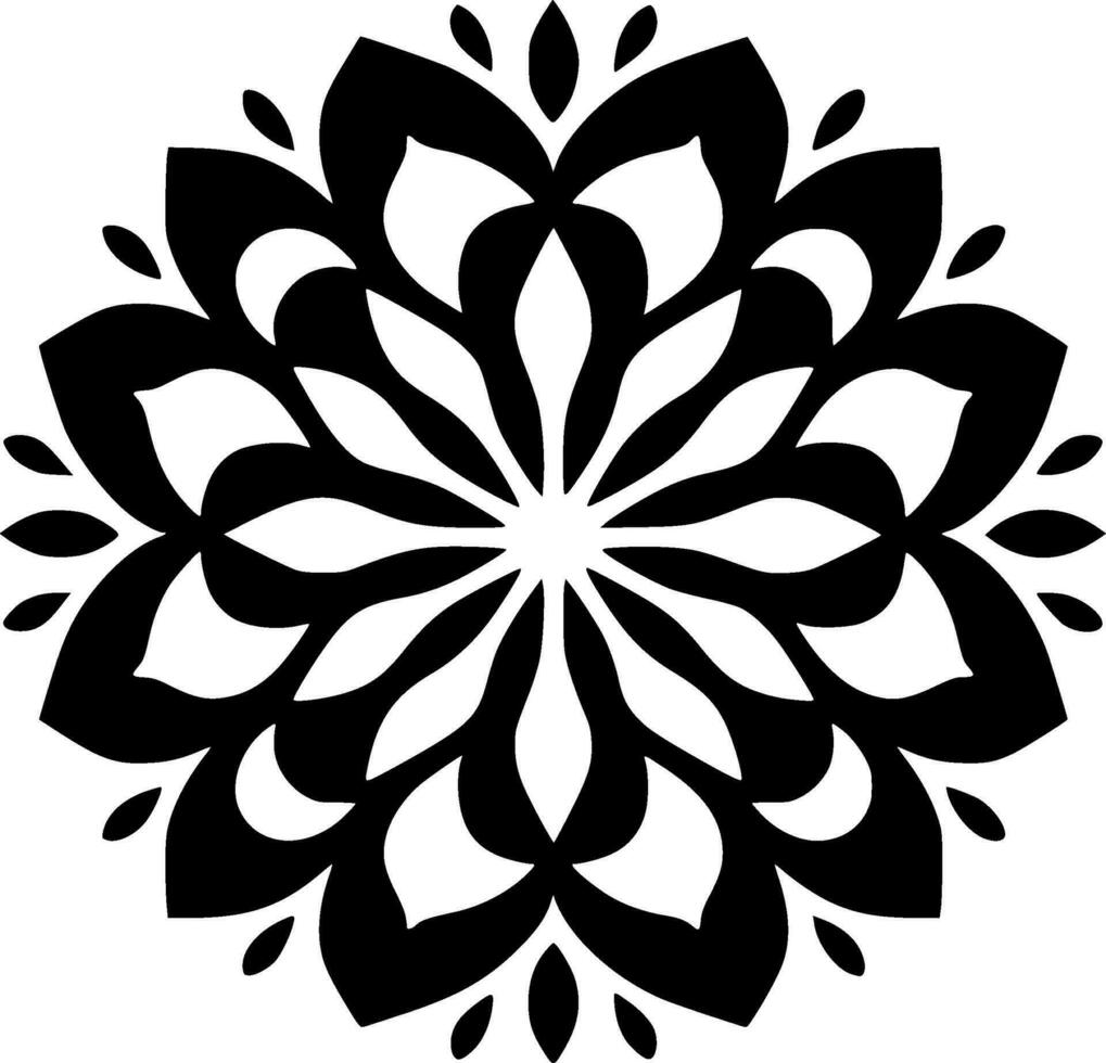 Mandala - - hoch Qualität Vektor Logo - - Vektor Illustration Ideal zum T-Shirt Grafik