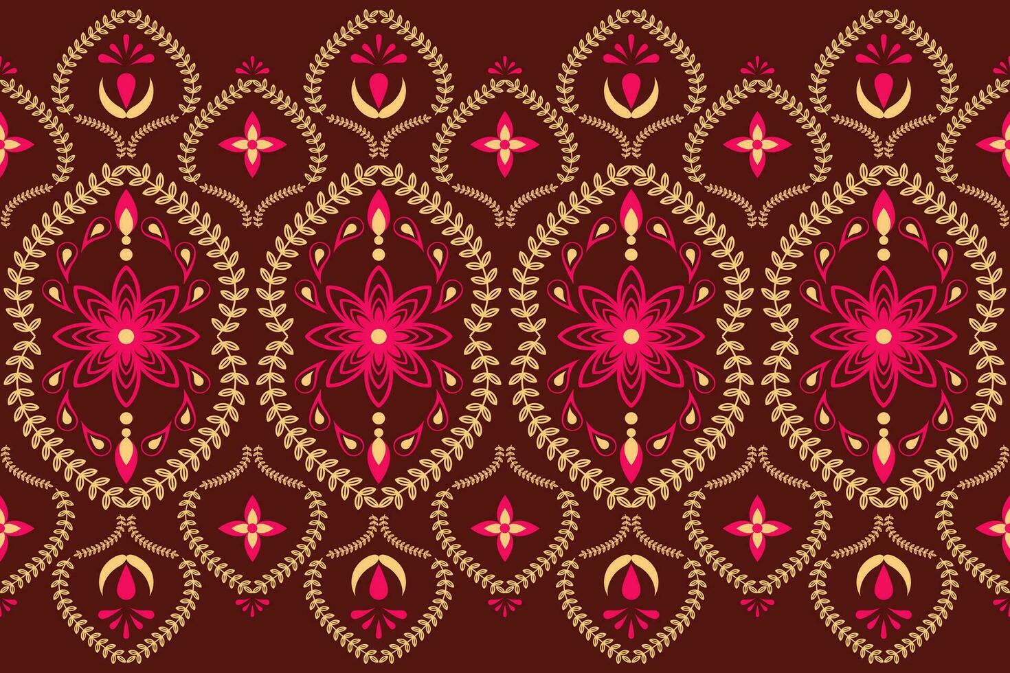 abstrakt blommig bakgrund. blommig stil, aztec stil blomma bakgrund, blommig sömlös mönster design för tapet, vektor, illustration, matta, trasa, tyg vektor