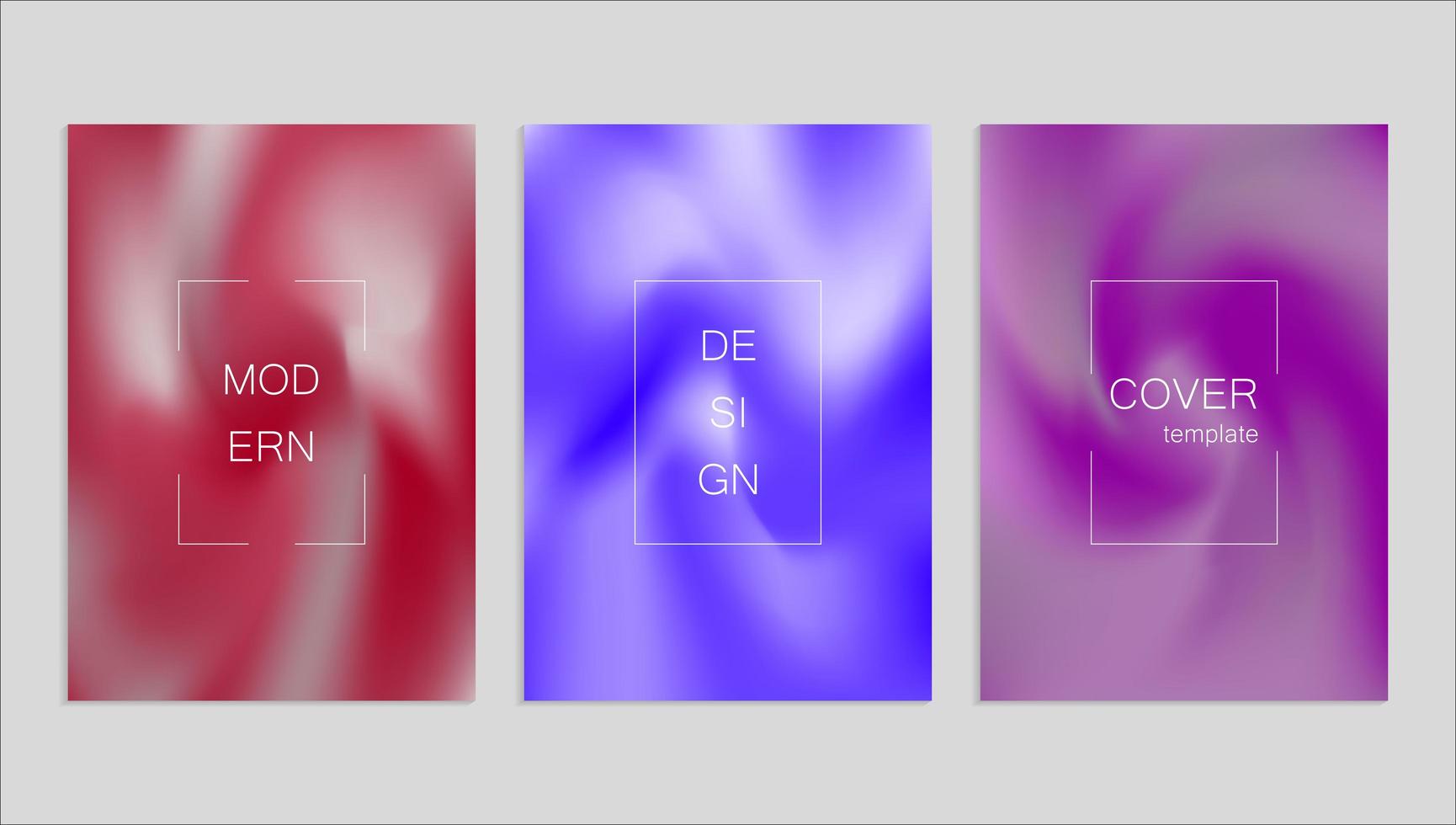minimal abstrakt vektor vätska täcka mall. holografi gradient bakgrund. vektormallar för plakat, banderoller, flygblad, presentationer och rapporter