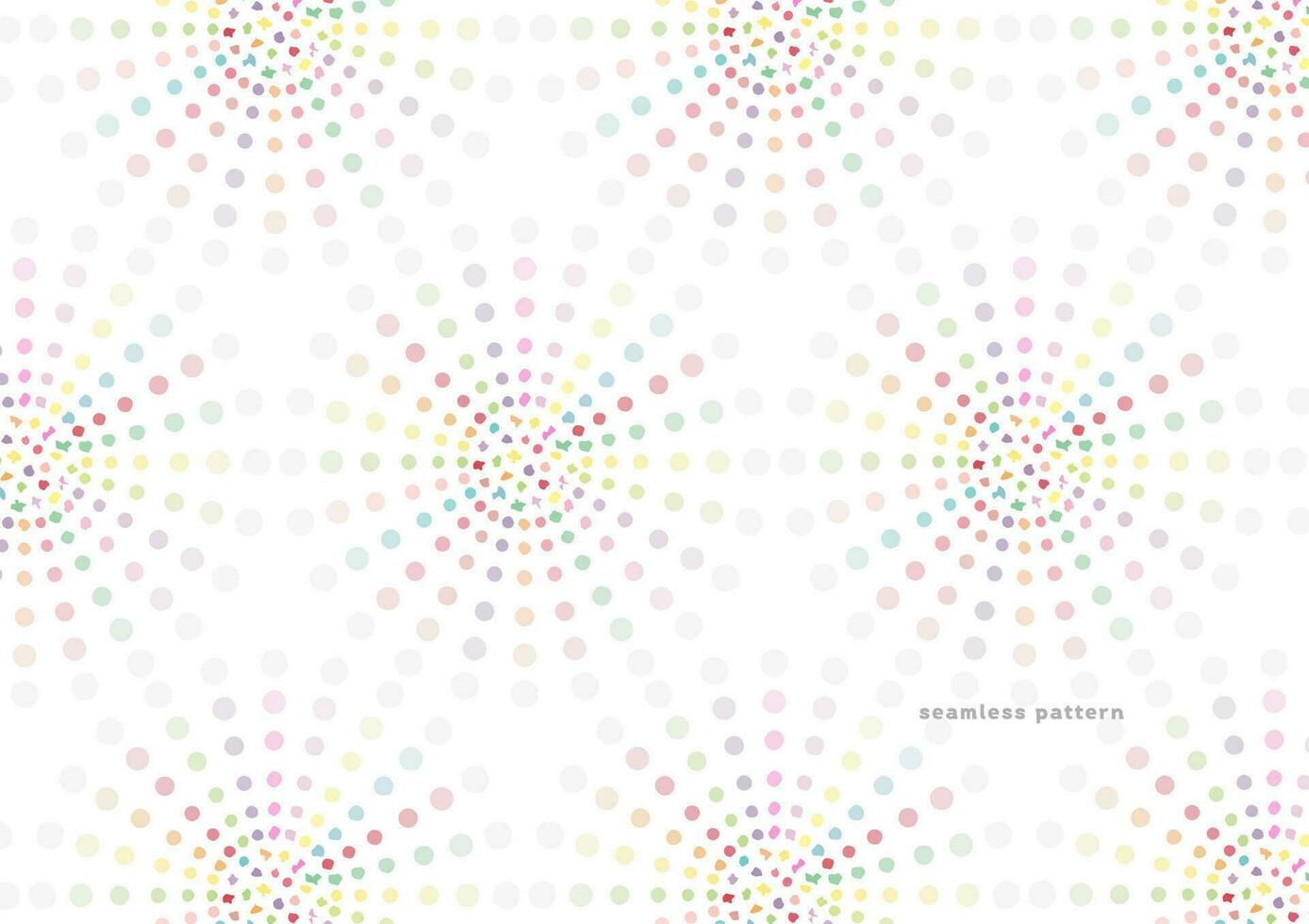 Polka Punkt Pastell- Farbe nahtlos Muster. vektor