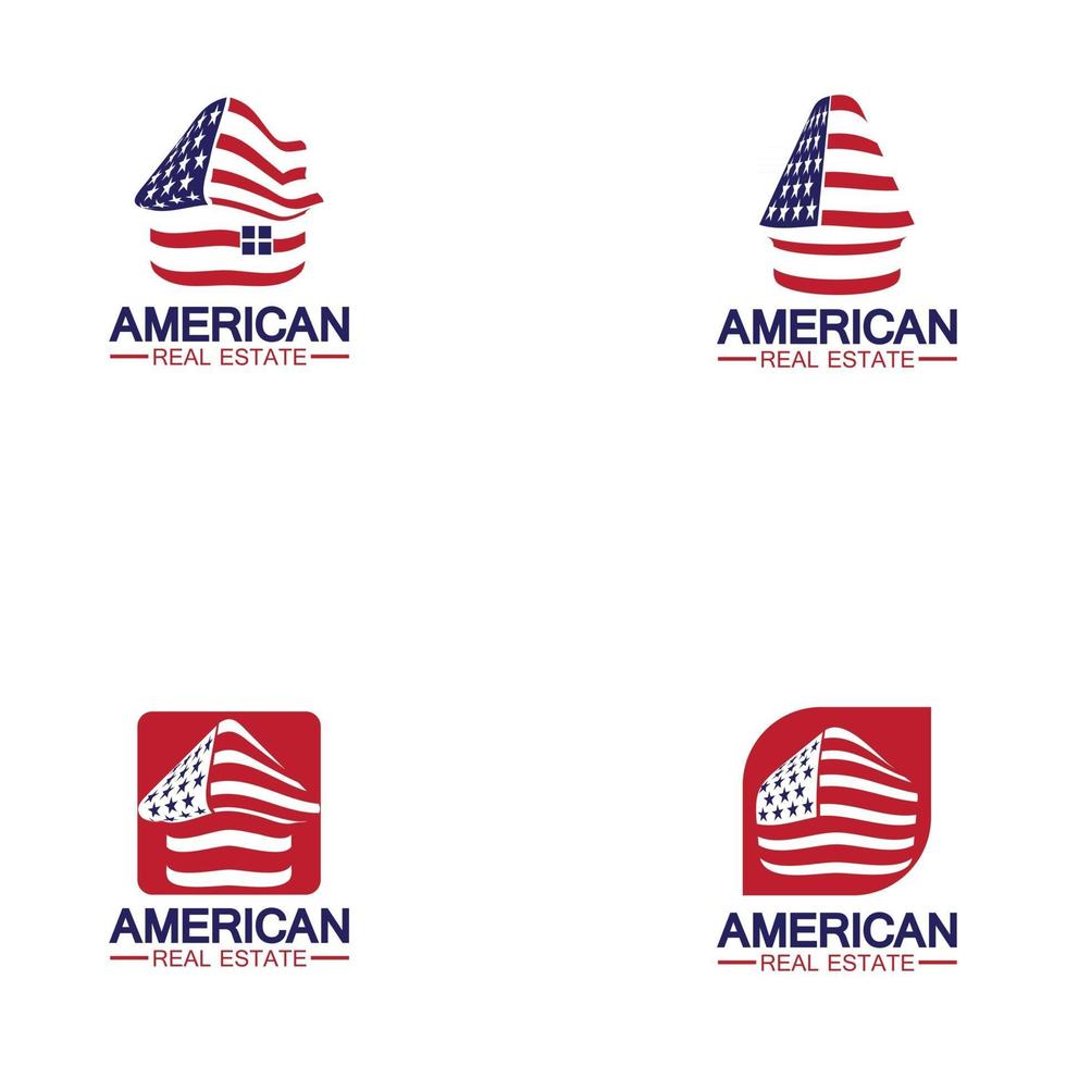 Home America-Logo-Vektor-Illustration vektor