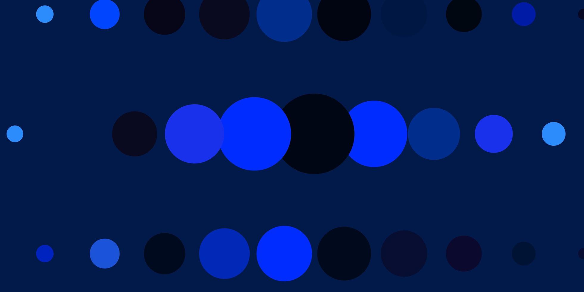 hellblaue Vektortextur mit Kreisen. moderne abstrakte Illustration mit bunten Kreisformen. Design für Poster, Banner. vektor