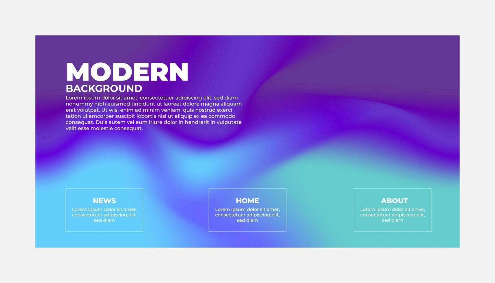 modern Hintergrund Design mit Gradient und Korn Textur. minimalistisch Gradient Hintergrund mit geometrisch Formen zum Webseite Design, Landung Buchseite, Hintergrund, Banner, Poster, Flyer, und Präsentation vektor