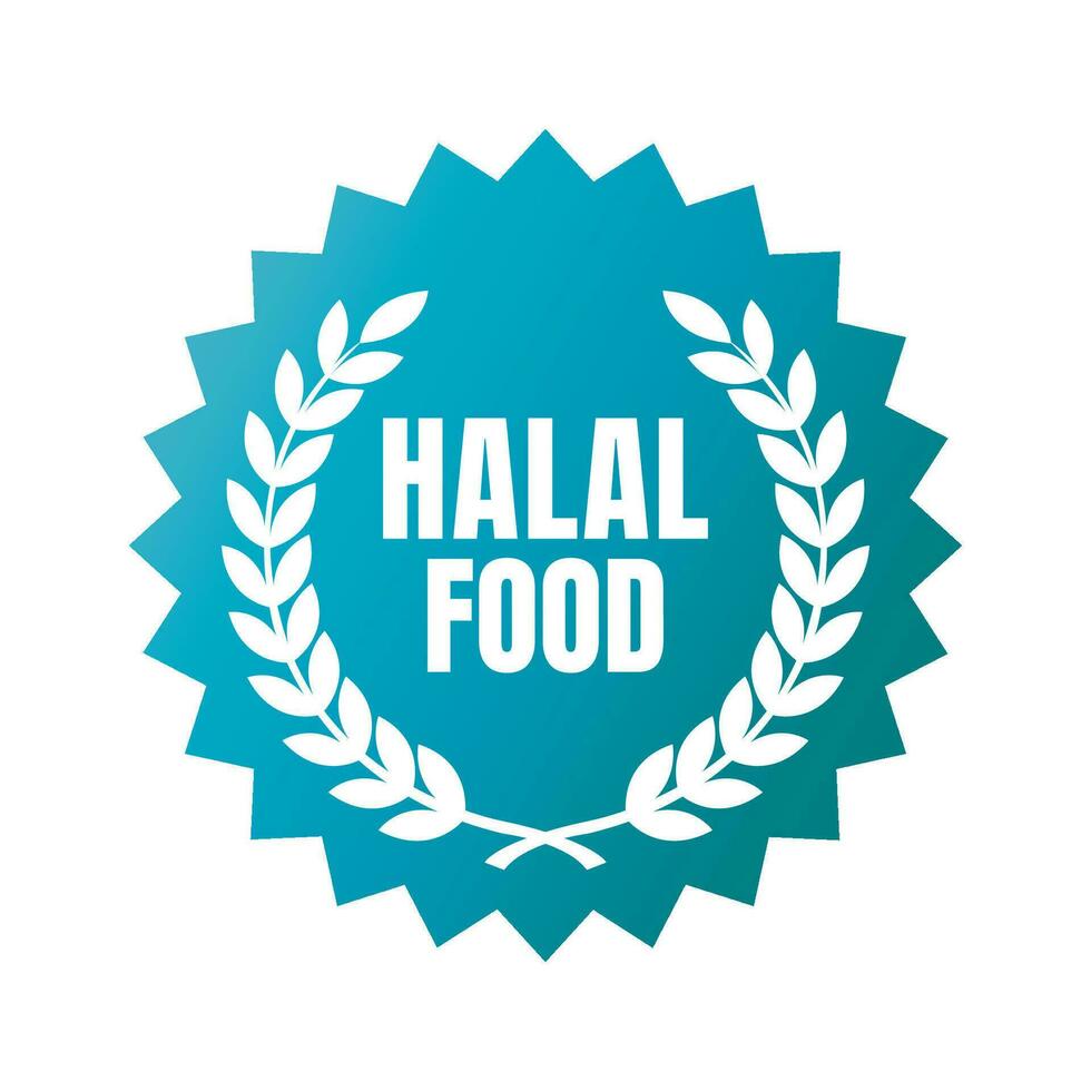 halal mat auktoriserad bricka stämpel, auktoriserad halal dryck och mat produkt märka, godkänd halal tecken stämpel vektor