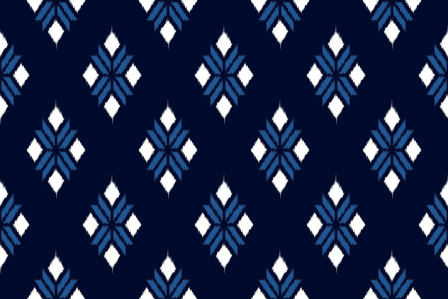 nahtlos kasuri Muster im Stammes, Volk Stickerei. ethnisch abstrakt Ikat Kunst. geometrisch Kunst Ornament drucken. Design zum Stoff, Kleidung, Teppich, Tapete, Verpackung, Abdeckung, Hintergrund vektor