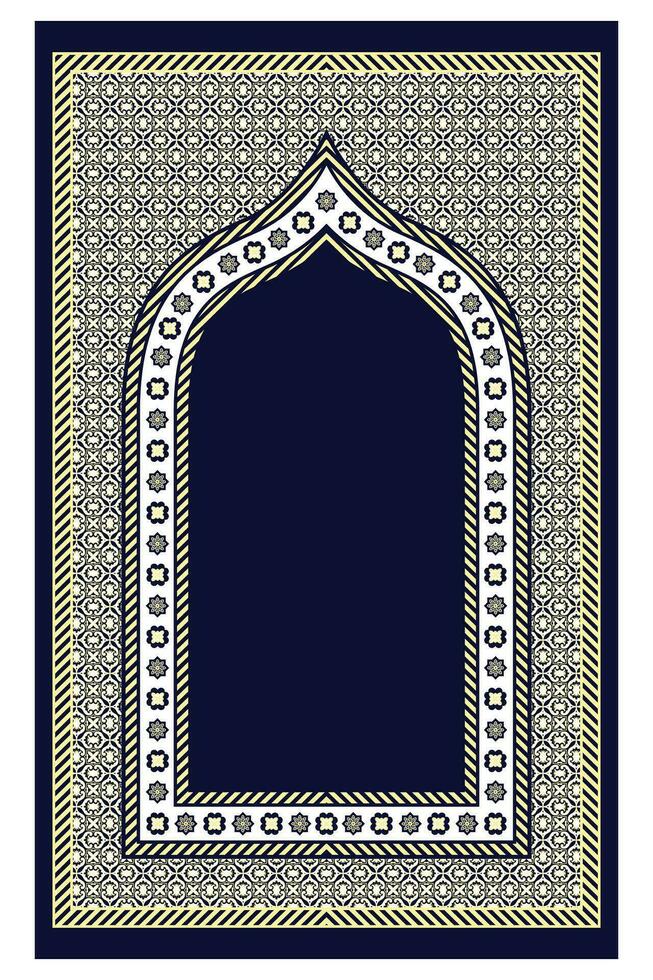 muslim bön matta vektor design