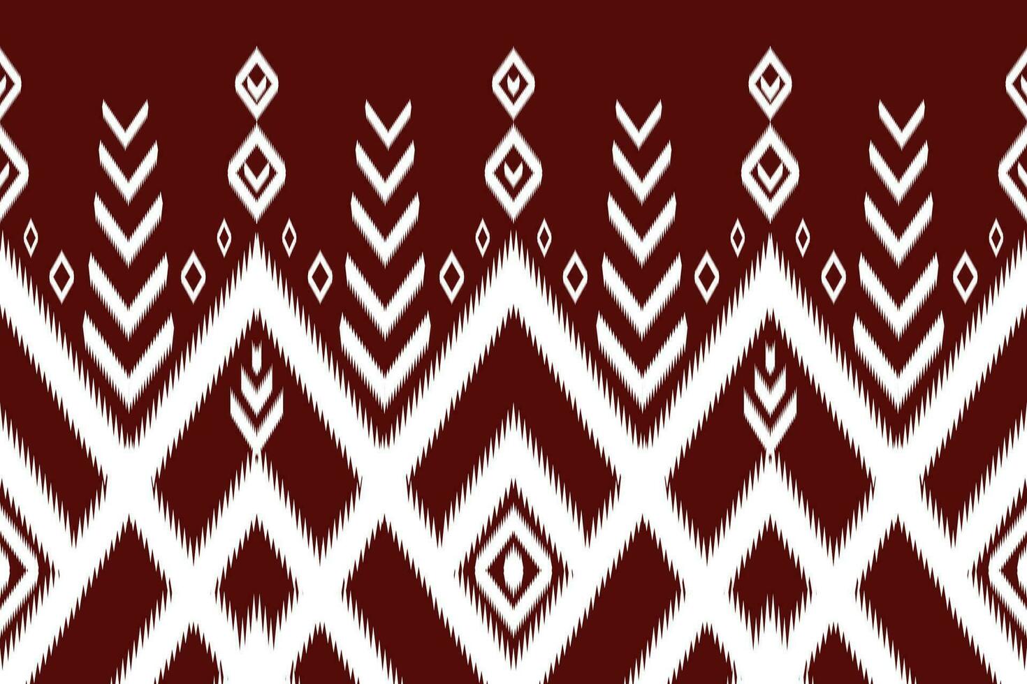 Ikat geometrisches Folklore-Ornament. Stammes-ethnische Vektorstruktur. Nahtloses Streifenmuster im aztekischen Stil. figur stammesstickerei. indisch, skandinavisch, gyp sy, mexikanisch, volksmuster.ikat-muster vektor