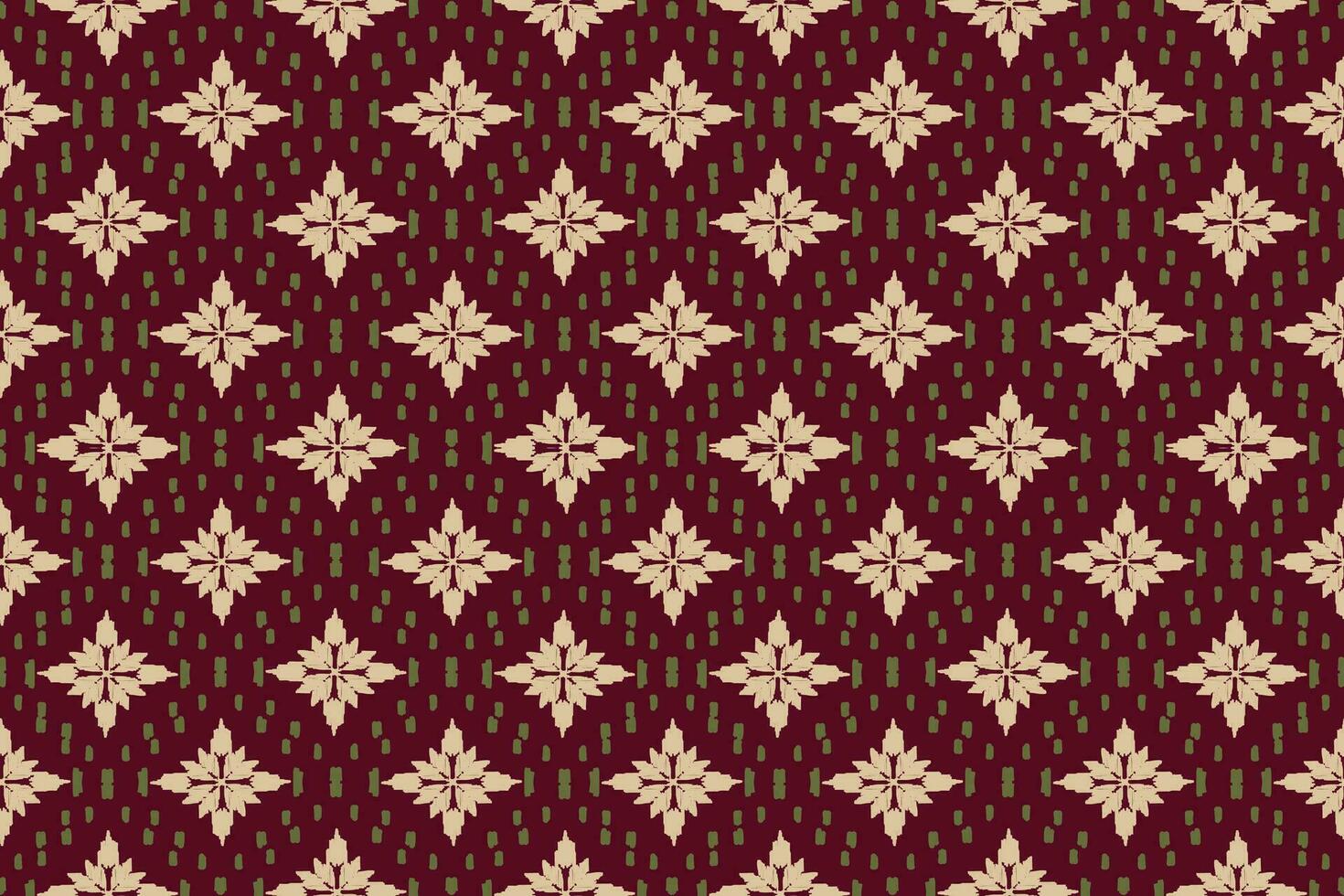 sömlös mönster, traditionell etnisk mönster på röd bakgrund, aztec abstrakt vektor mönster