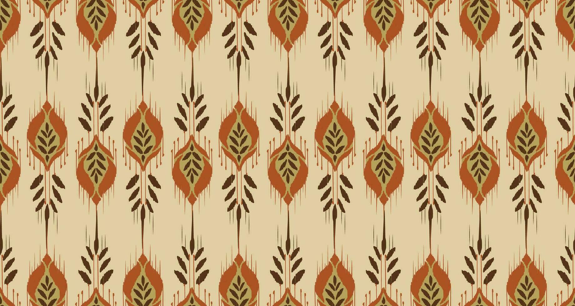 etnisk abstrakt ikat konst. sömlös mönster i stam, folk broderi, mexikansk stil. aztec geometrisk konst prydnad skriva ut. design för matta, tapet, Kläder, omslag, tyg, omslag. vektor