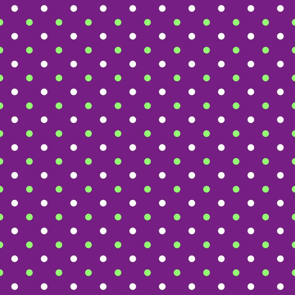 Vektor bunt Polka Punkte Muster mit lila Hintergrund