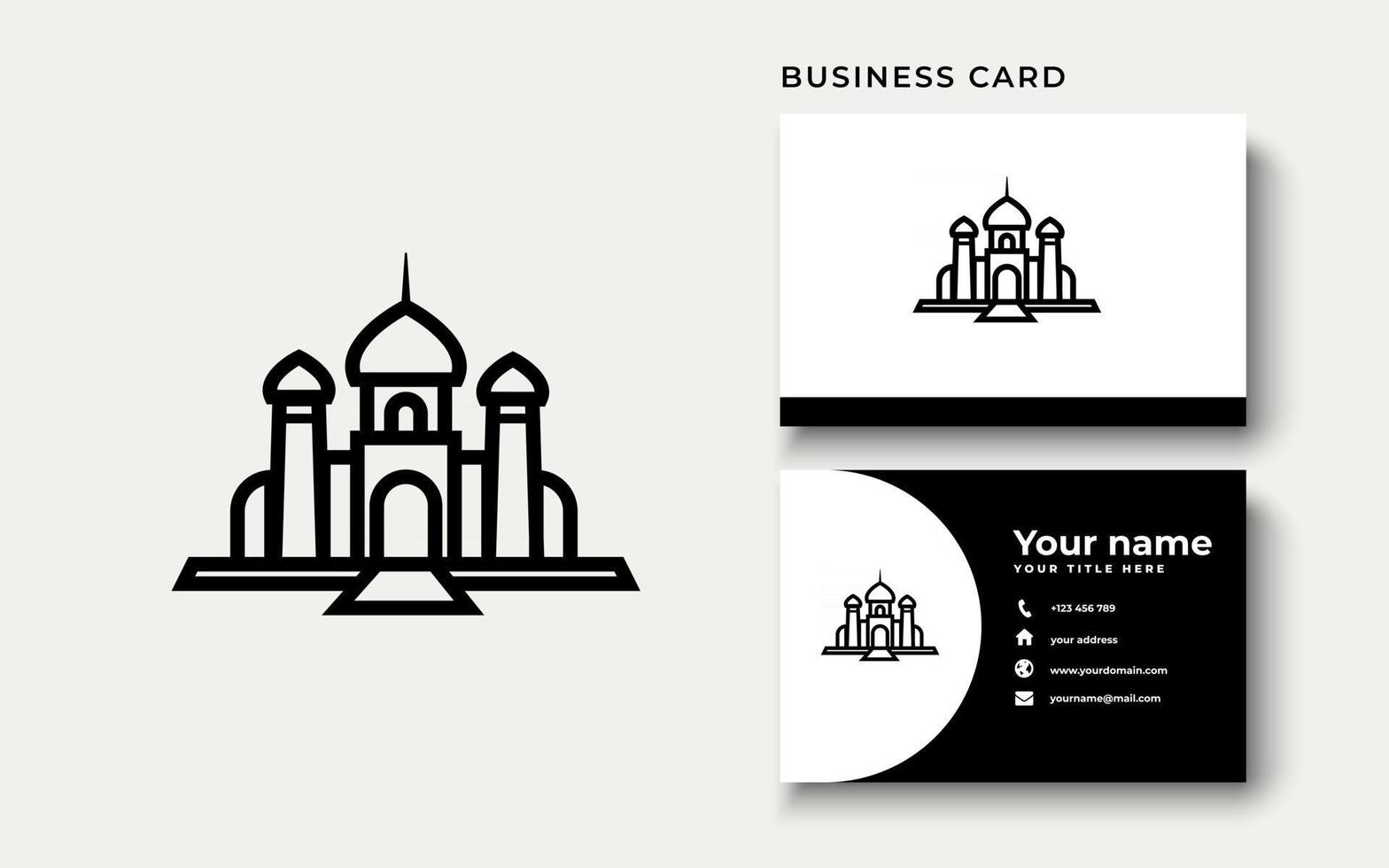 moské ikon logo design inspiration vektor