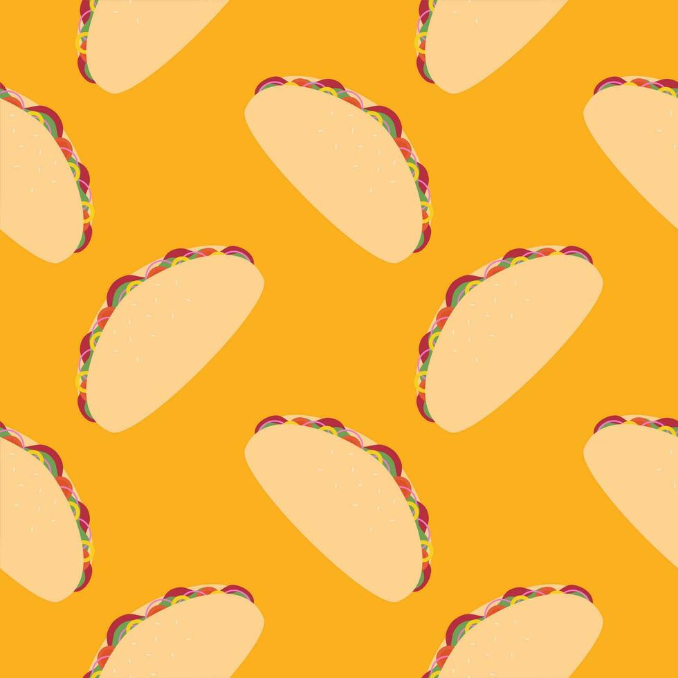 smörgås sömlös mönster vektor illustration.