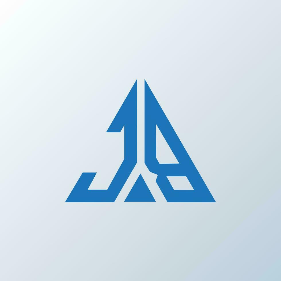 jb Brief Logo kreativ Design. jb einzigartig Design. vektor