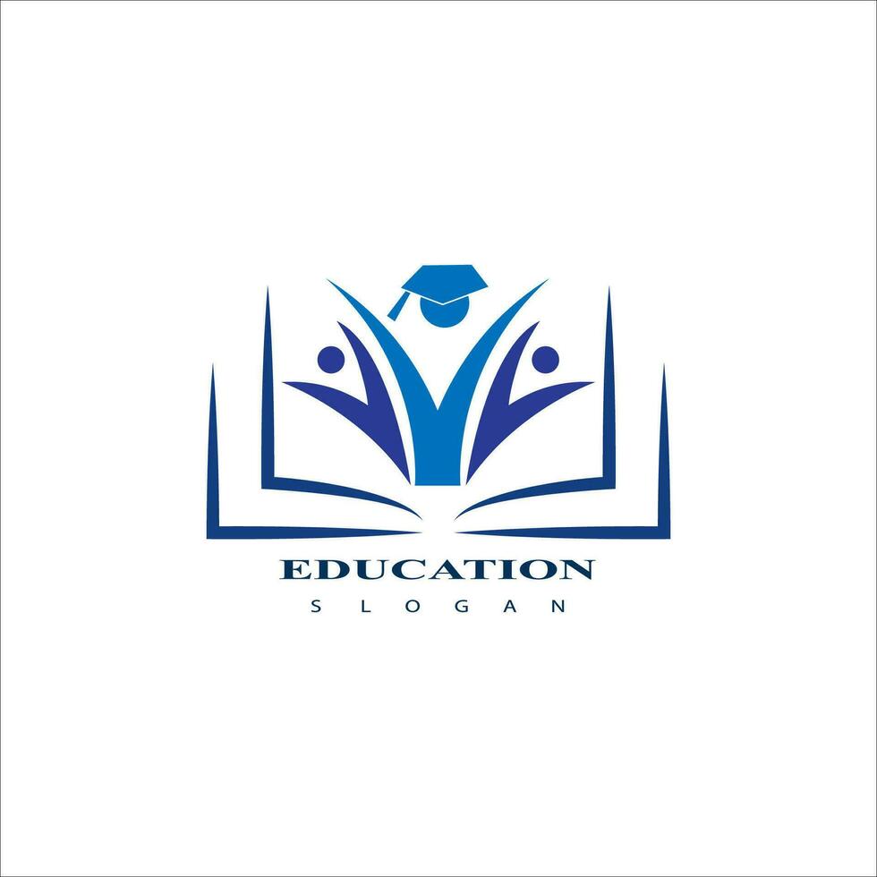 utbildning logotyp design vektor mall